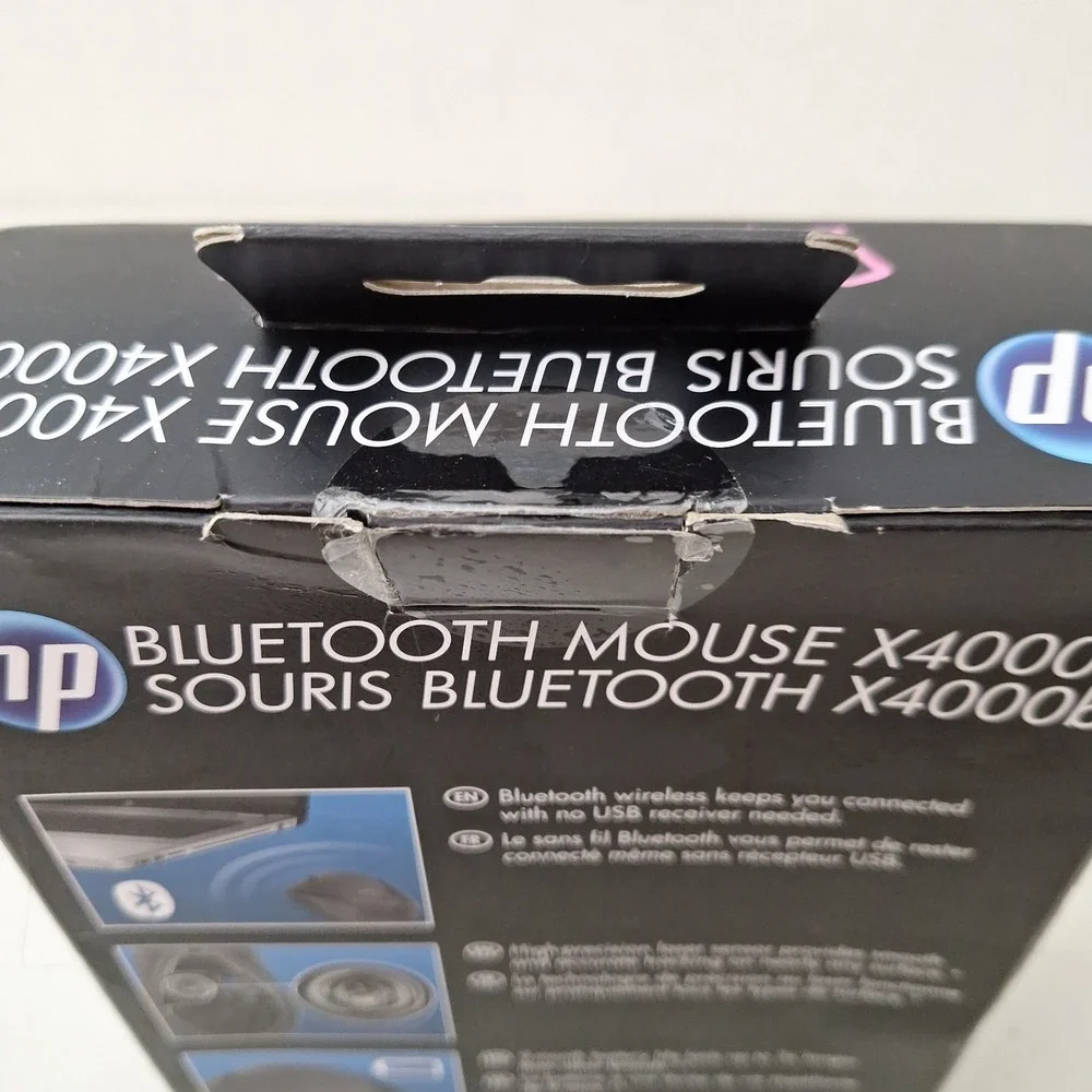 HP X4000b Wireless Bluetooth Mouse - Black, NEW SEALED